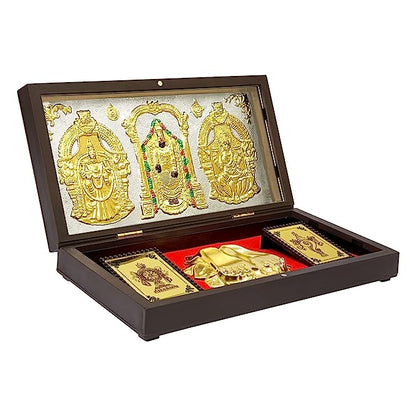 Gold Plated Tirupati Balaji and Padmavathi Lakshmi
