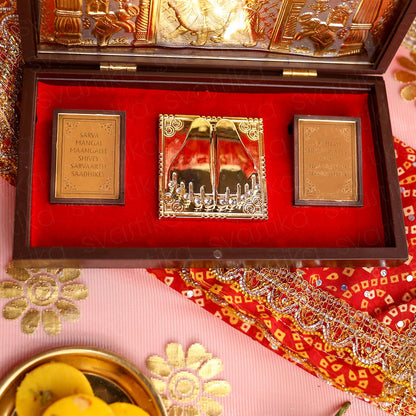Nav Durga Pocket Temple (24 Karat Gold Coated)